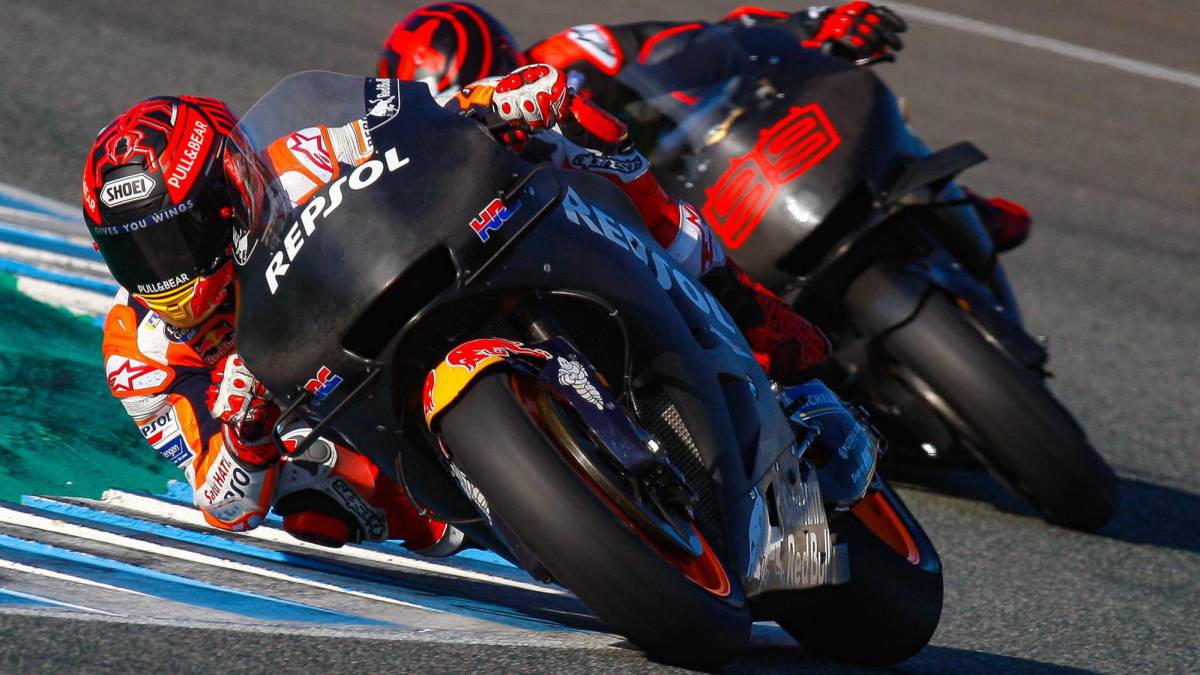 Márquez y Lorenzo .