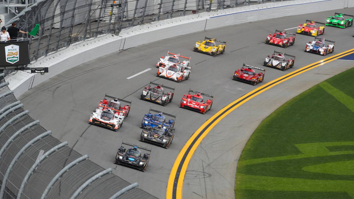 La parrilla de las 24H de Daytona.