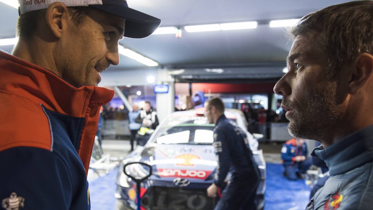 Dani Sordo y Sébastien Loeb, desde ahora compañeros en Hyundai.