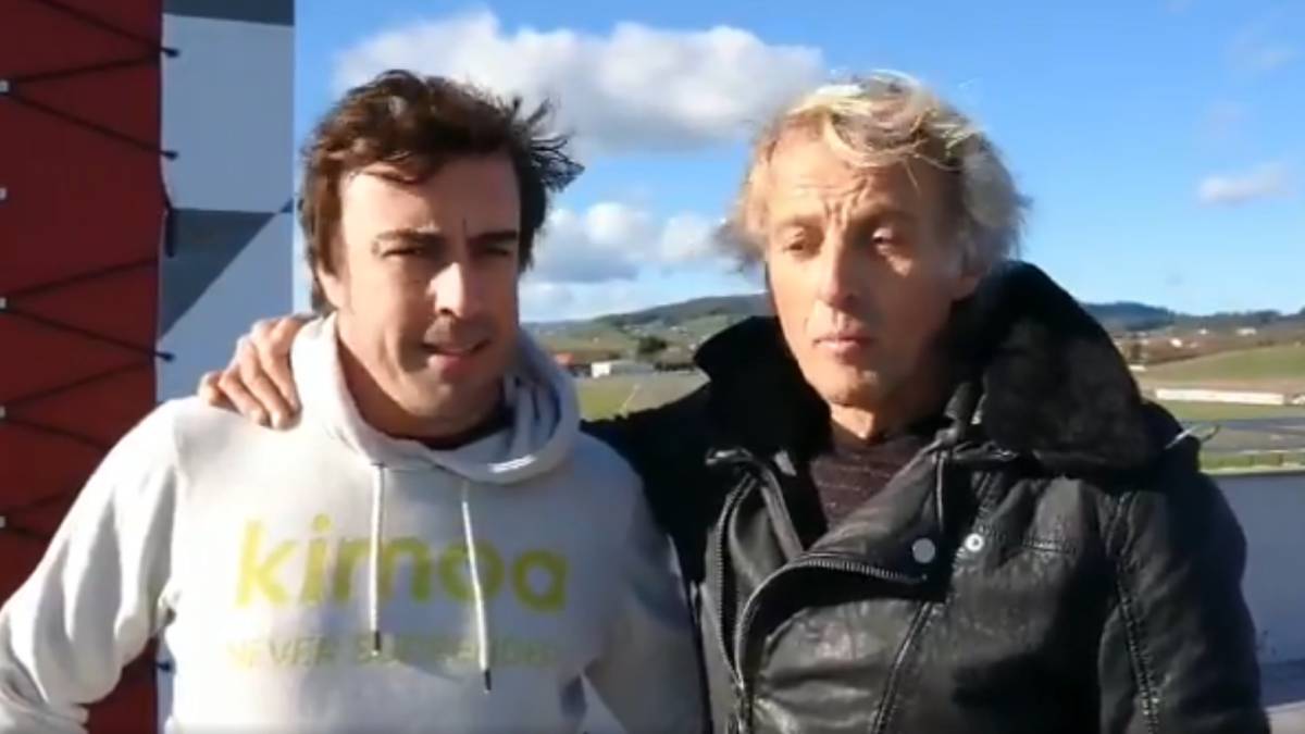 Fernando Alonso con Jesús Calleja.