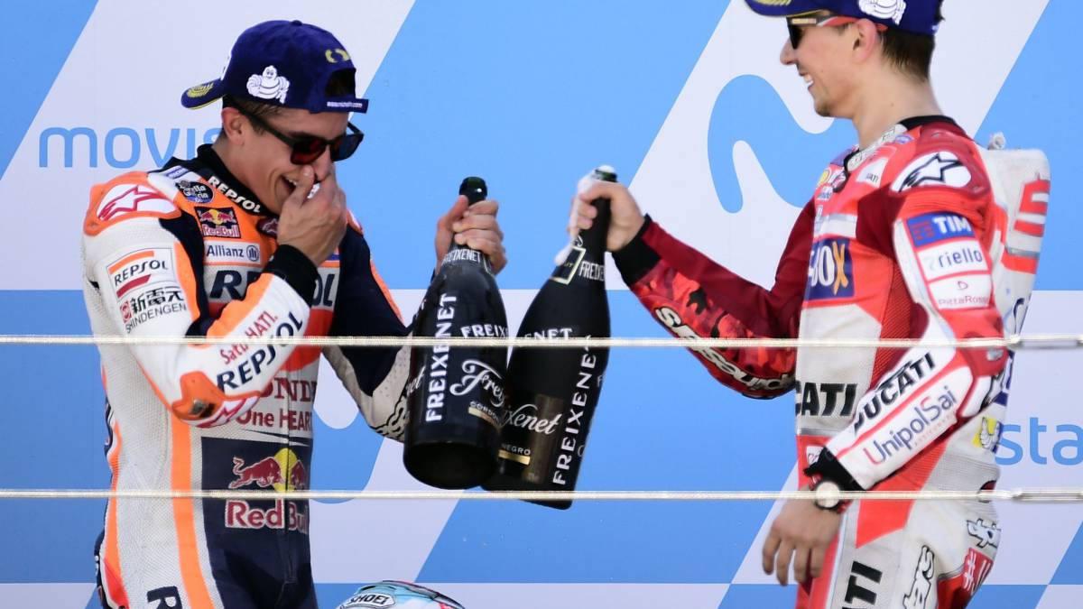 Sólo dos parejas de compañeros superan al Márquez-Lorenzo