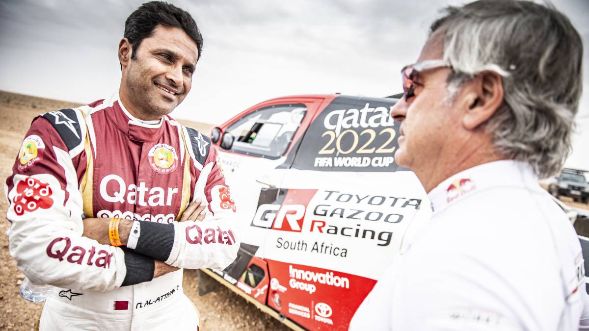 Al Attiyah y Sainz.