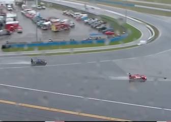 El error de un rival que dio la victoria a Alonso en Daytona