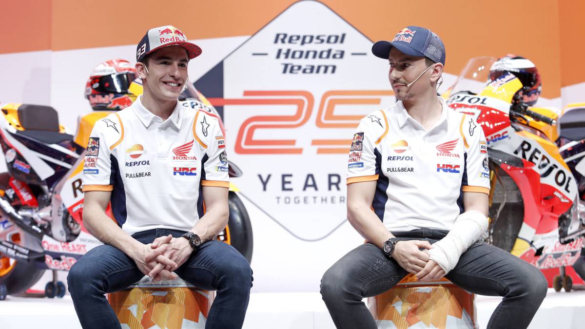 Márquez y Lorenzo.