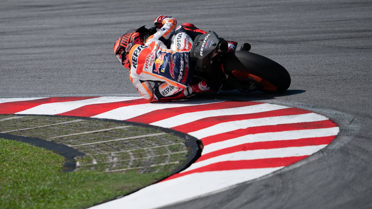 Márquez firmó el mejor inicio de su vida en el test de Sepang
