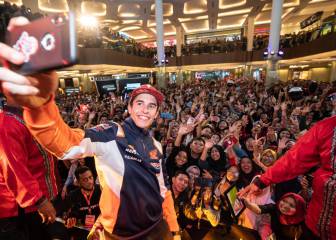 Márquez desata una auténtica locura en su visita a Indonesia