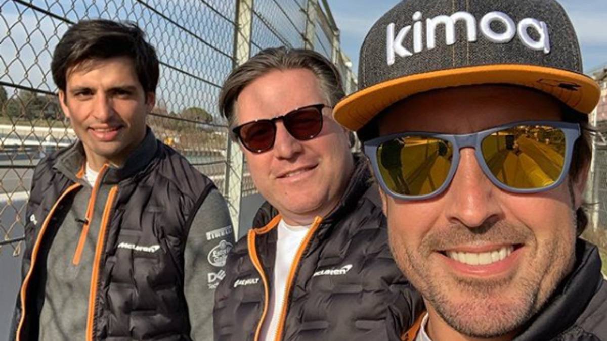 Alonso analiza el McLaren: "El MCL34 está a un buen nivel"