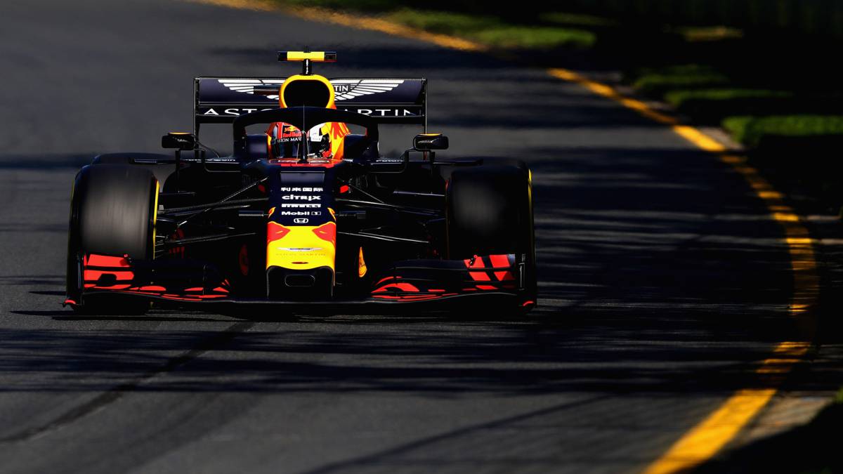 Gasly (Red Bull RB15), en el GP de Australia 2019 de F1.
