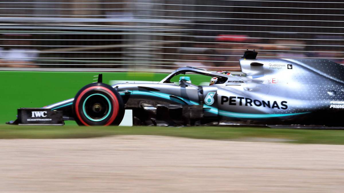 Lewis Hamilton (Mercedes W10, Australia. F1 2019).