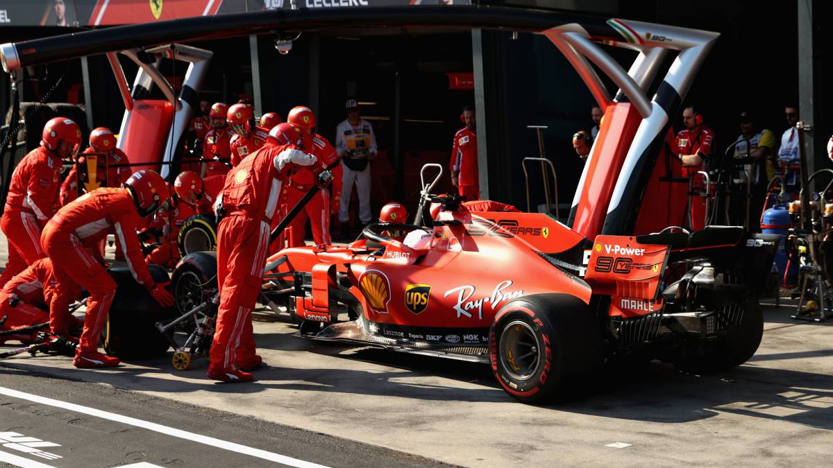 Vettel (Ferrari SF90, Australia. F1 2019).