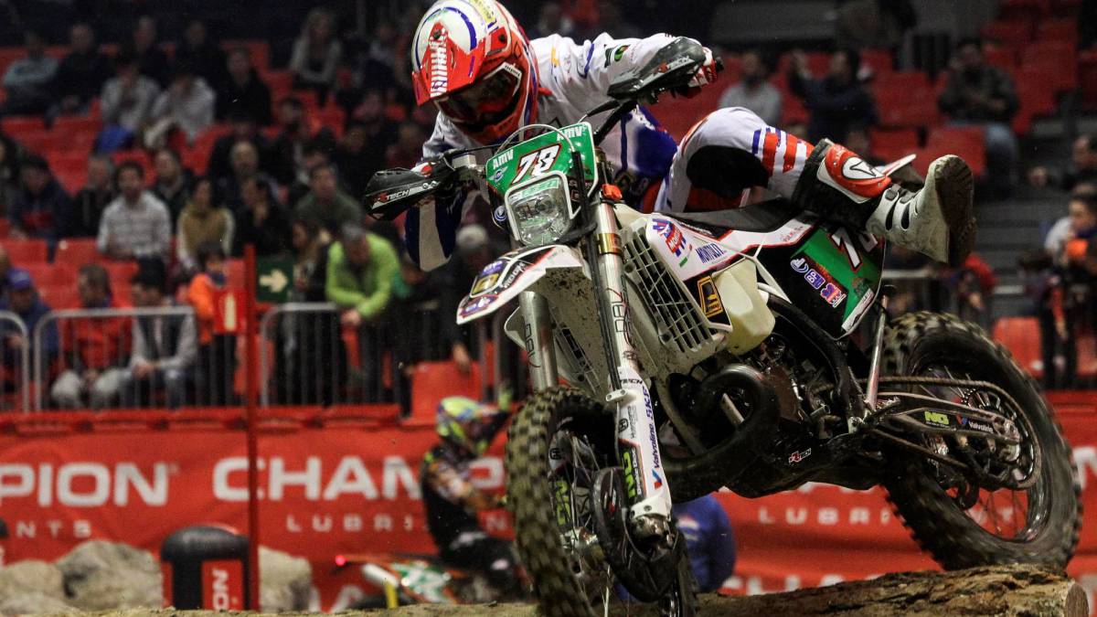 Haaker, campeón del mundo de superenduro en Barakaldo