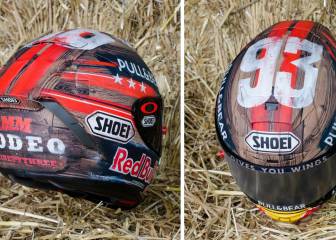 Márquez sale al Rodeo con su casco especial para Austin