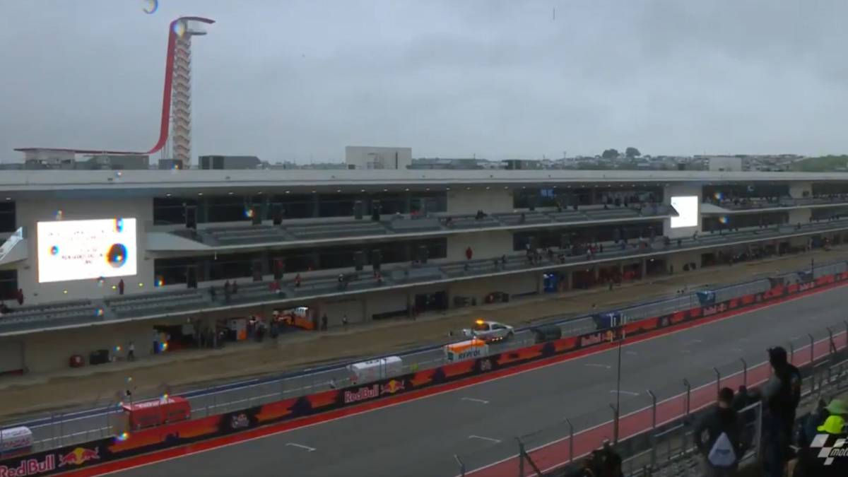 El sábado de MotoGP peligra por el riesgo de tormenta eléctrica