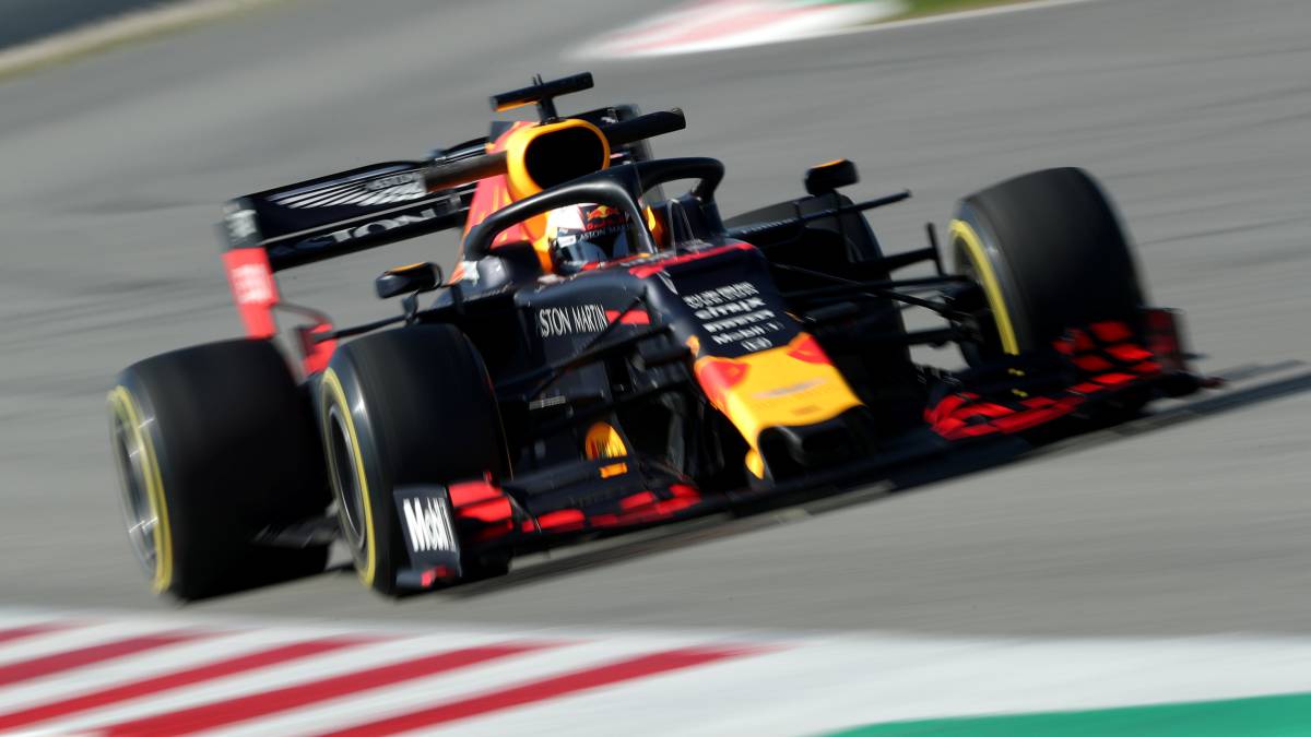 Verstappen (Red Bull RB15, F1 2019).