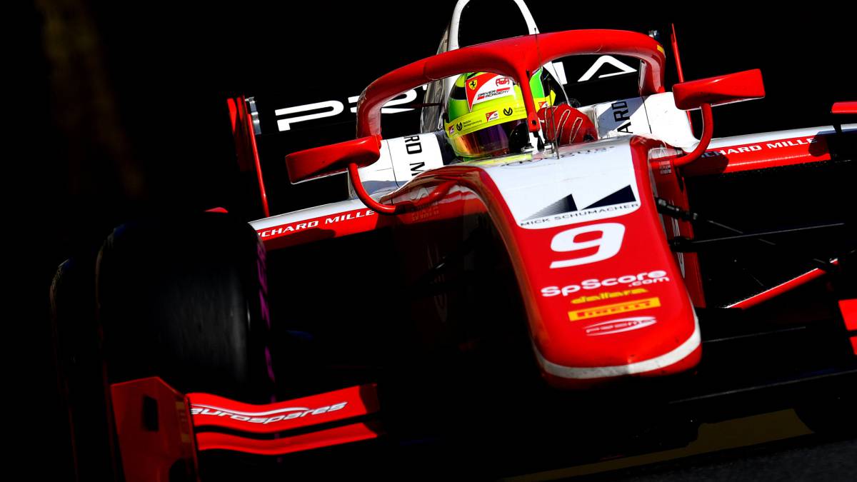 Mick Schumacher en Bakú.