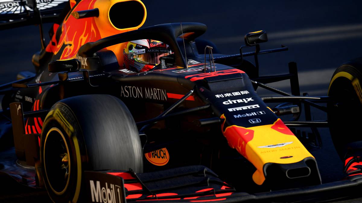 Max Verstappen, Red Bull RB15. Azerbaiyán, F1 2019.