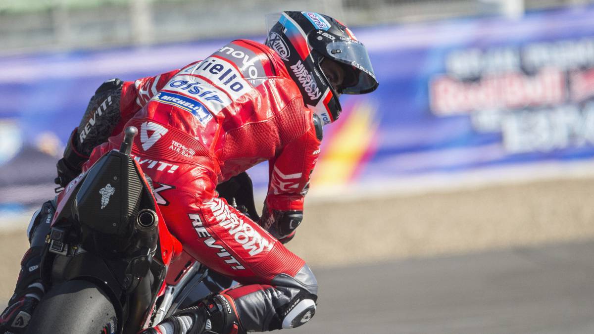 Récord de Petrucci con Rossi y Maverick fuera de la Q2