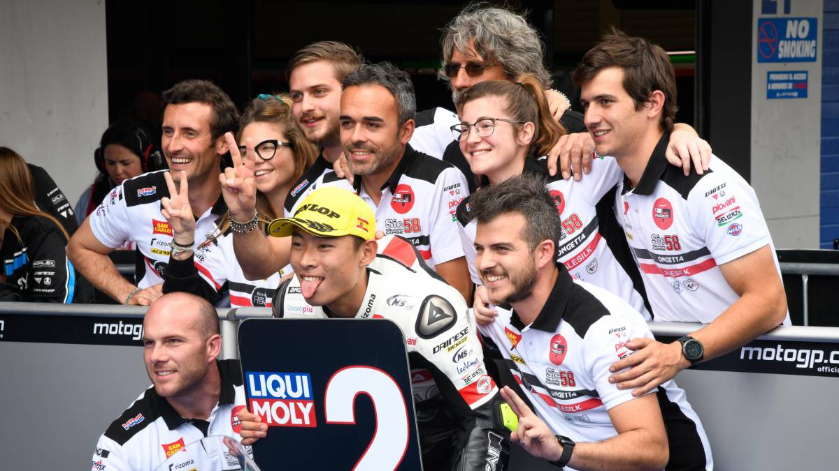 Paolo Simoncelli: “Es un milagro ganar aquí, donde ganó Marco”