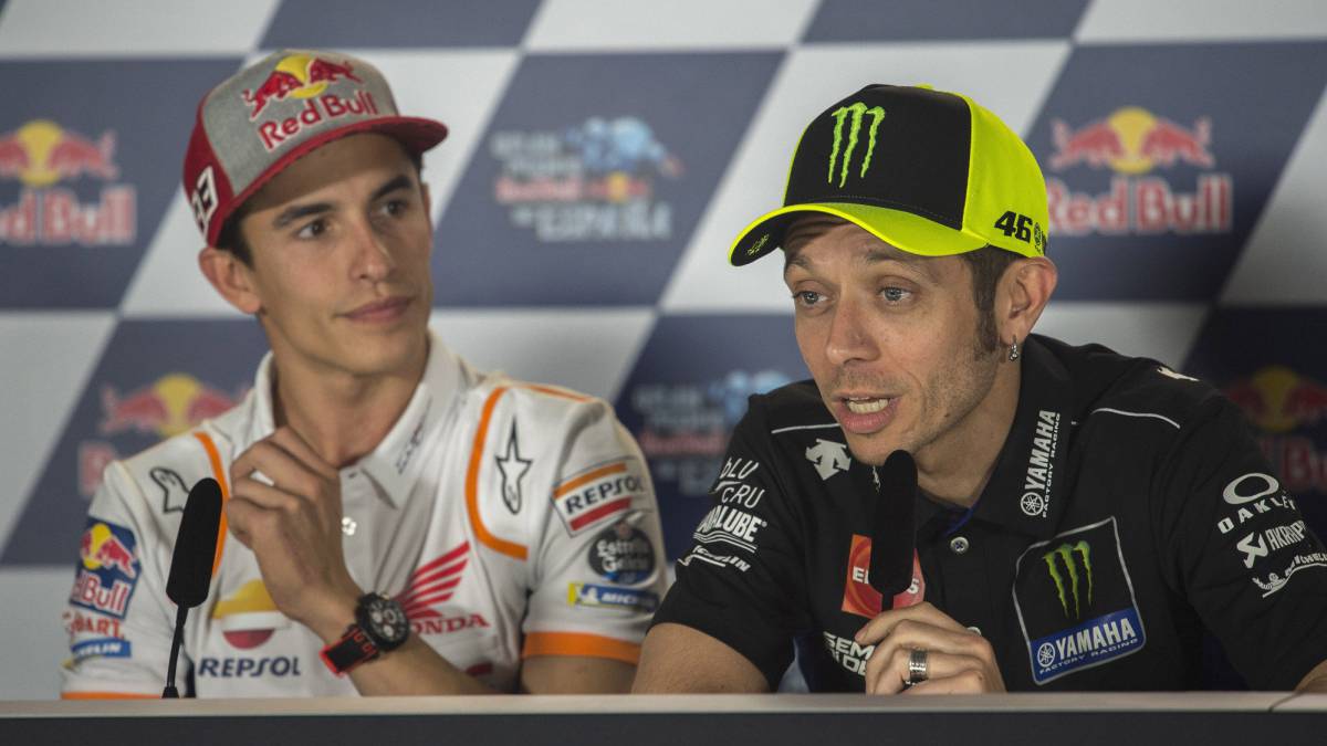 Rossi: "Márquez es el mejor, el campeonato lleva su nombre"