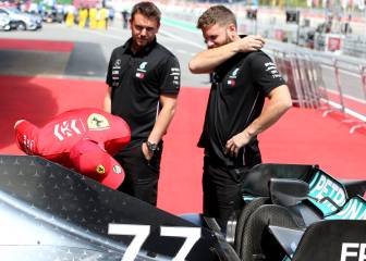 Hamilton pilló a Vettel espiando