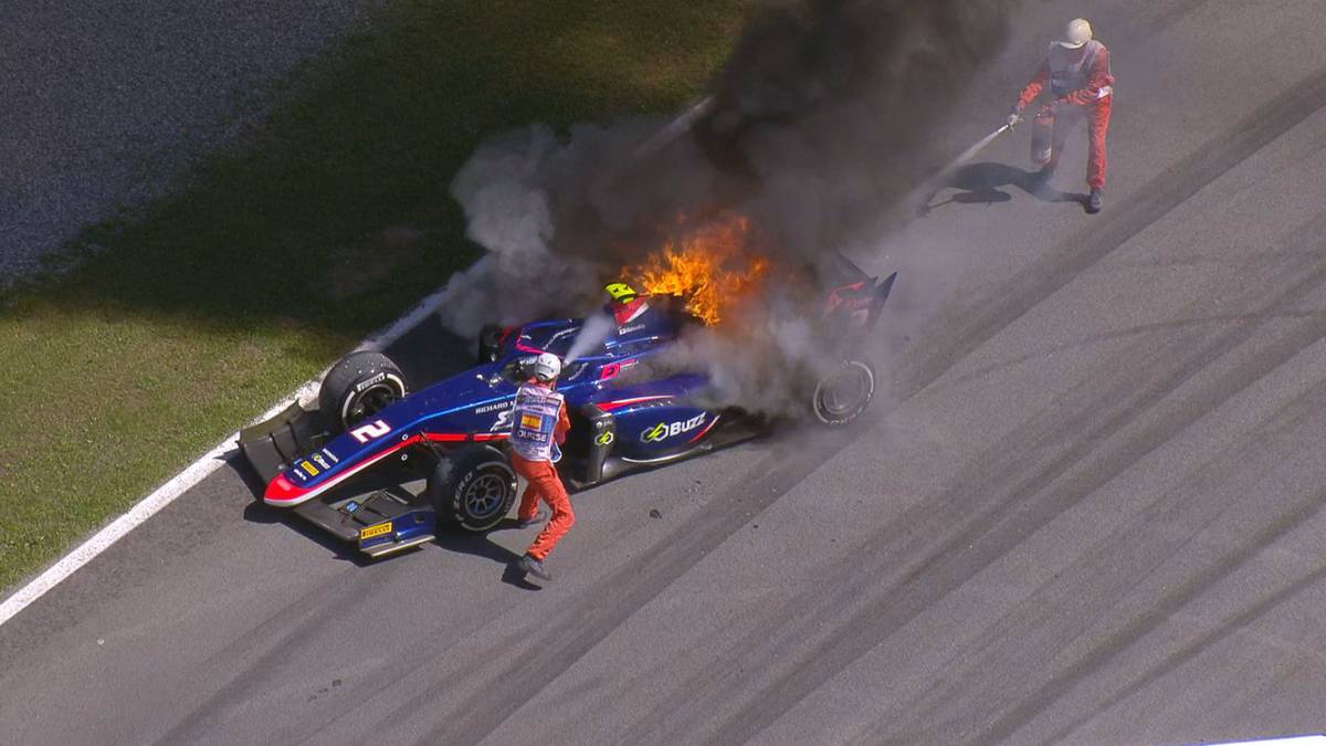 Carlin salió ardiendo en la F2