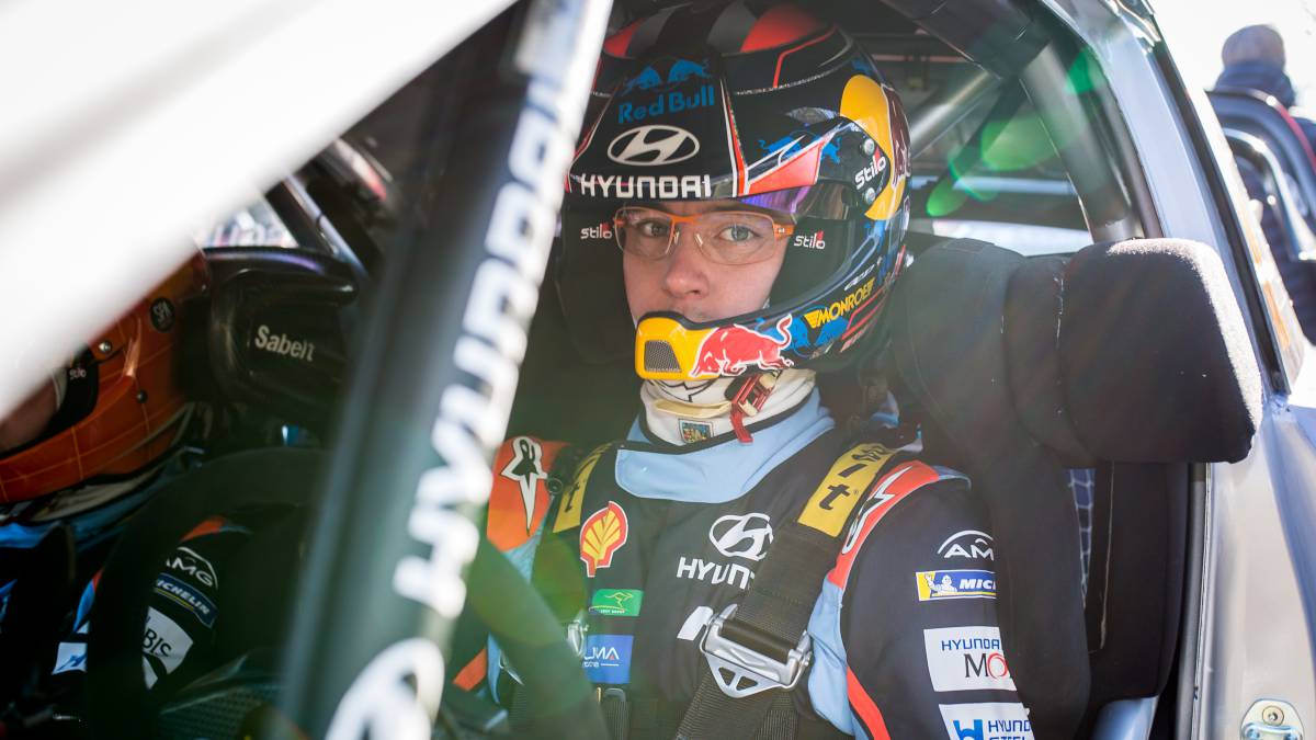 Thierry Neuville en su Hyundai.
