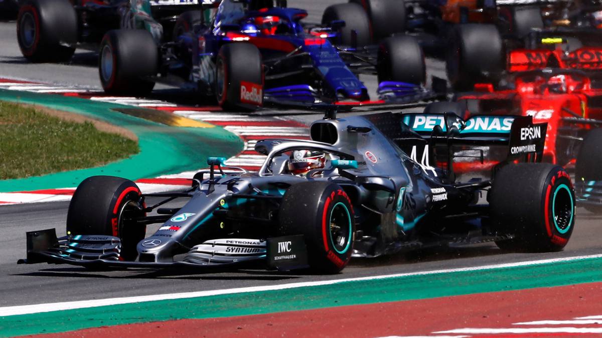 Lewis Hamilton (Mercedes W10), Barcelona. F1 2019.