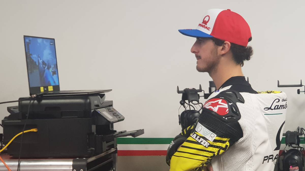 Bagnaia: "Cuando he hecho el time attack, he dicho: “¡Hostia!”