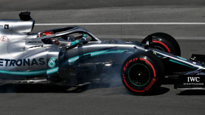 Lewis Hamilton (Mercedes W10. Canadá, F1 2019).