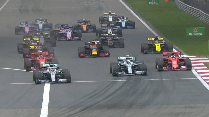 Salida del Gran Premio de China 2019