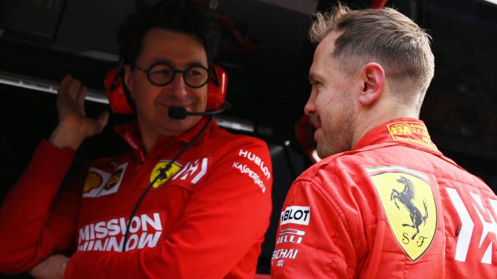 Binotto defiende a Vettel y lo pone al nivel de Schumacher