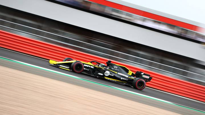 Daniel Ricciardo (Renault RS19). Silverstone, F1 2019.