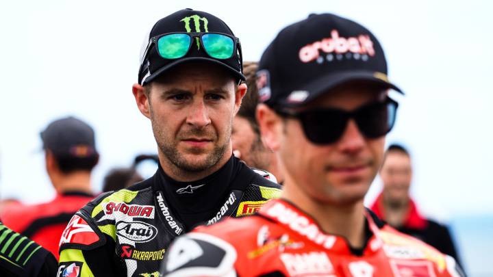 Jonathan Rea y Álvaro Bautista.