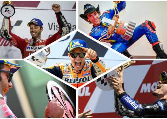 Competitividad en MotoGP: 5 ganadores en 9 carreras