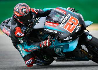 Triplete de Yamaha: Quartararo, Maverick y Morbidelli