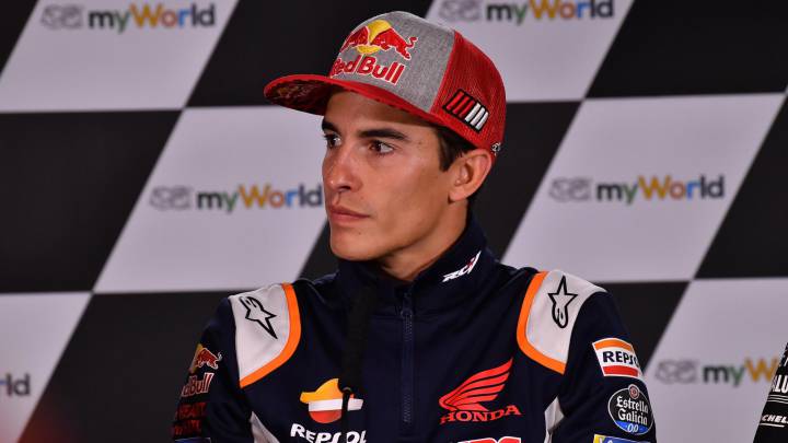 Marc Márquez en la rueda de prensa del GP de Austria.