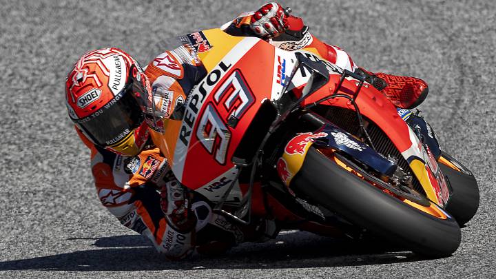 Márquez sin complejos en Austria: primero y mejor ritmo