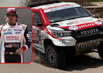 Alonso al Dakar con Toyota y con Marc Coma de copiloto