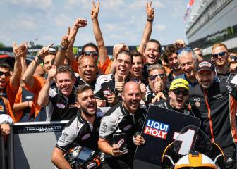 Arón Canet, piloto del Ángel Nieto Aspar de Moto2 en 2020