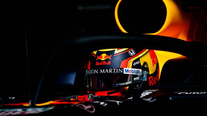 El Red Bull RB15 de Alex Albon en Spa Francorchamps. F1 2019.