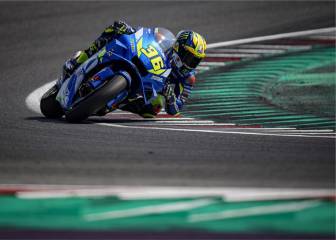 Suzuki confirmó en Misano las nuevas piezas de Brno
