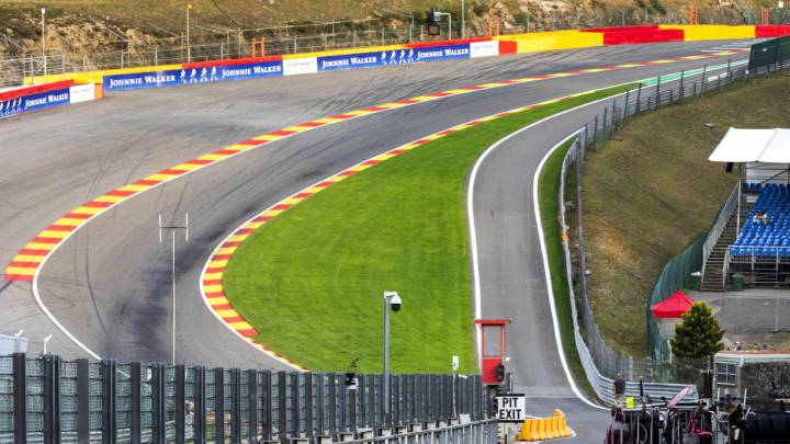 La gravilla volverá a Eau Rouge después del accidente de Hubert