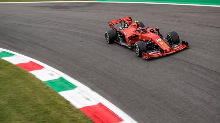 Charles Leclerc (Ferrari SF90). Monza, Italia, F1 2019.