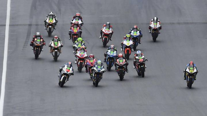 Inicio de la carrera de MotoE en Austria.