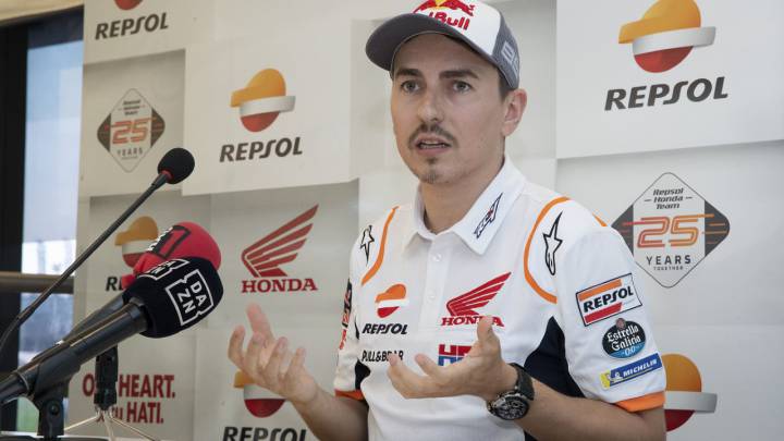 Lorenzo: "Más que falta de coraje, ha sido por las lesiones"
