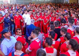 Vettel no acude al baño de masas de Leclerc en Maranello