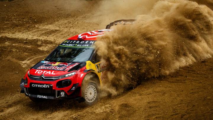Sebastien Ogier con el Citroën en Turquía.