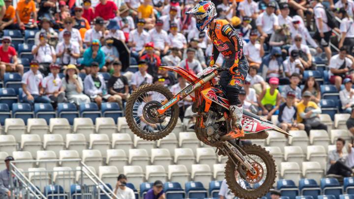 Jorge Prado durante la cita de China.