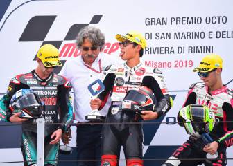 Suzuki gana en San Marino y le dedica el triunfo a Simoncelli