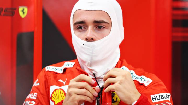 Charles Leclerc (Ferrari SF90). Singapur, F1 2019.